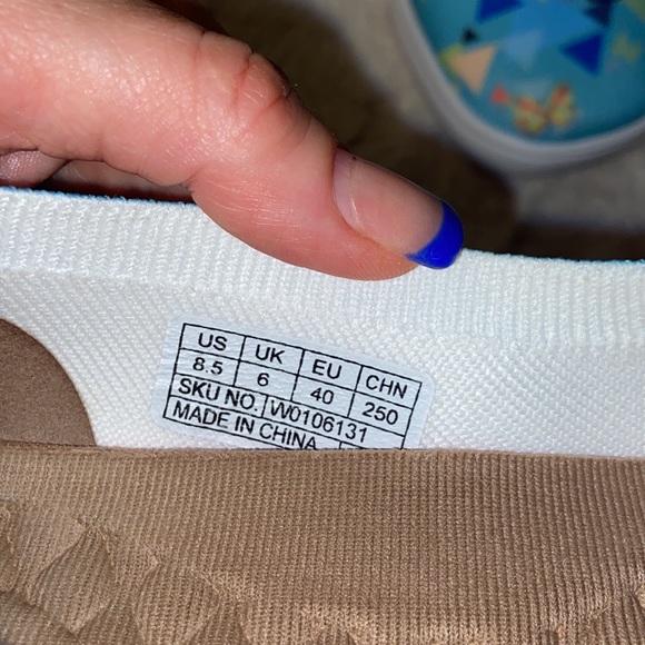 Like new UIN Ballet Flats Slip On Casual Shoes (Cubic Butterflies) - Picture 13 of 16